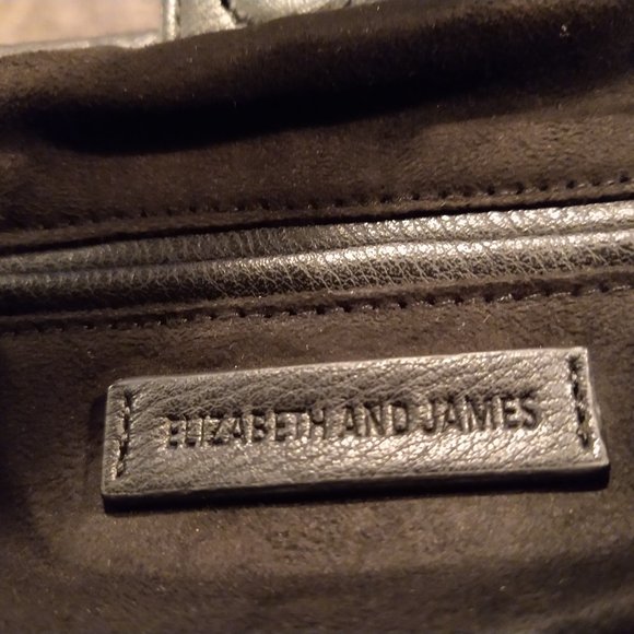 ELIZABETH AND JAMES BLACK SHOULDER BAG - GREAT CONDITION - Picture 2 of 5